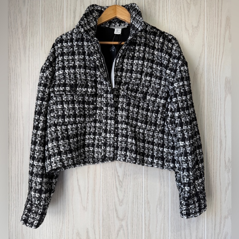 RACHEL ZOE Tweed Jacket Size XL NWT